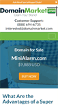 Mobile Screenshot of minialarm.com